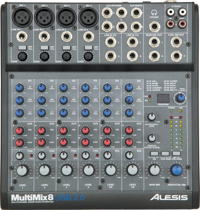 Alesis multimix 8 usb 2.0 fx driver